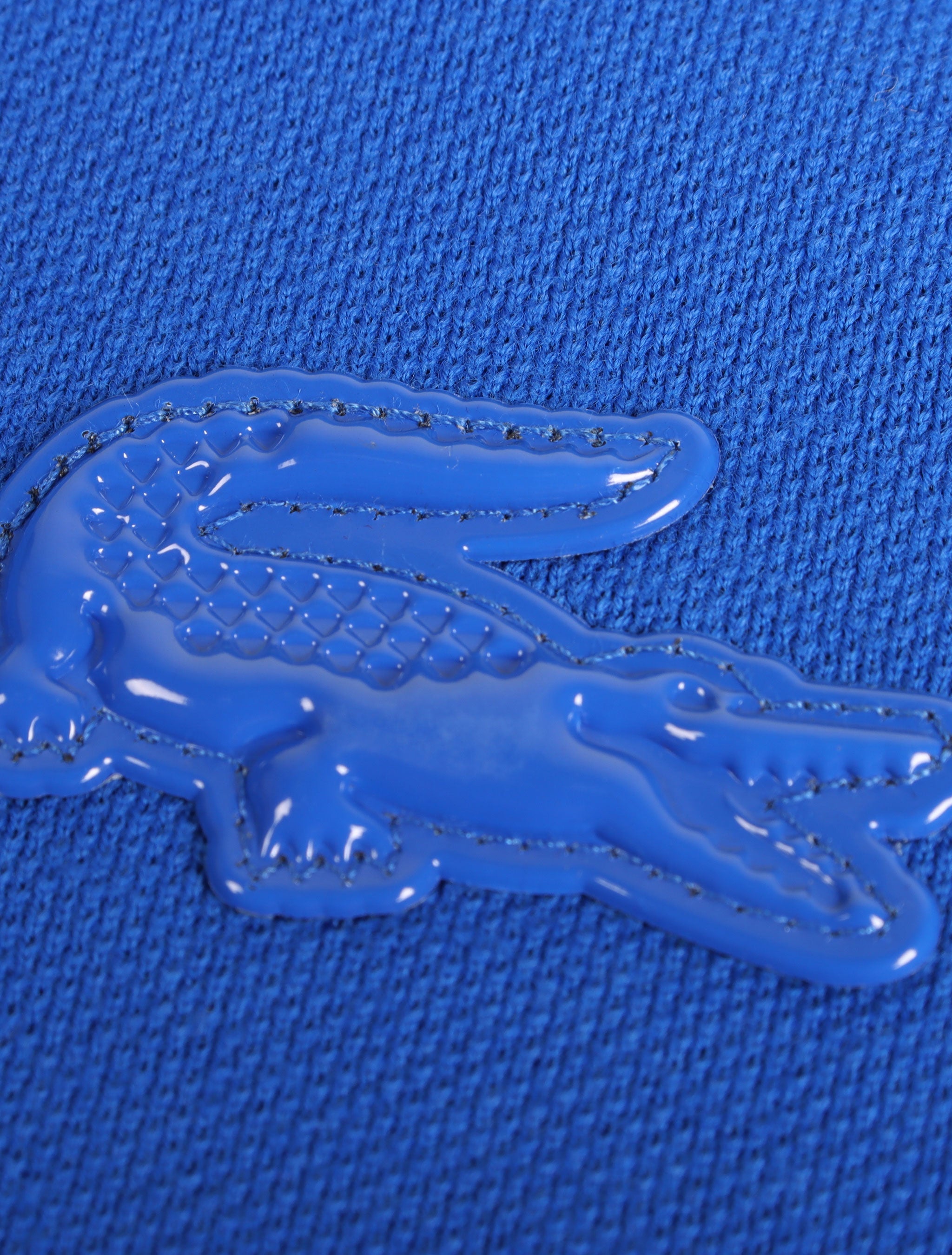 Lacoste Classic Badge Polo Shirt - Blue by Denim Exchange