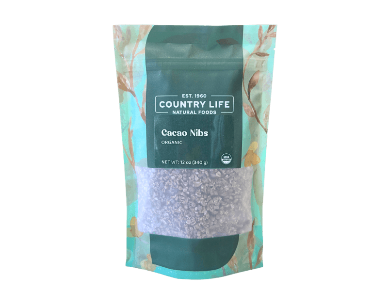 Cacao Nibs, Organic by Country Life Natural Foods