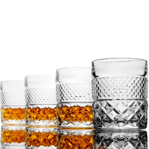 Whiskey Decanter Gift Set - Crystal Decanter with Glasses & Granite Chilling Stones