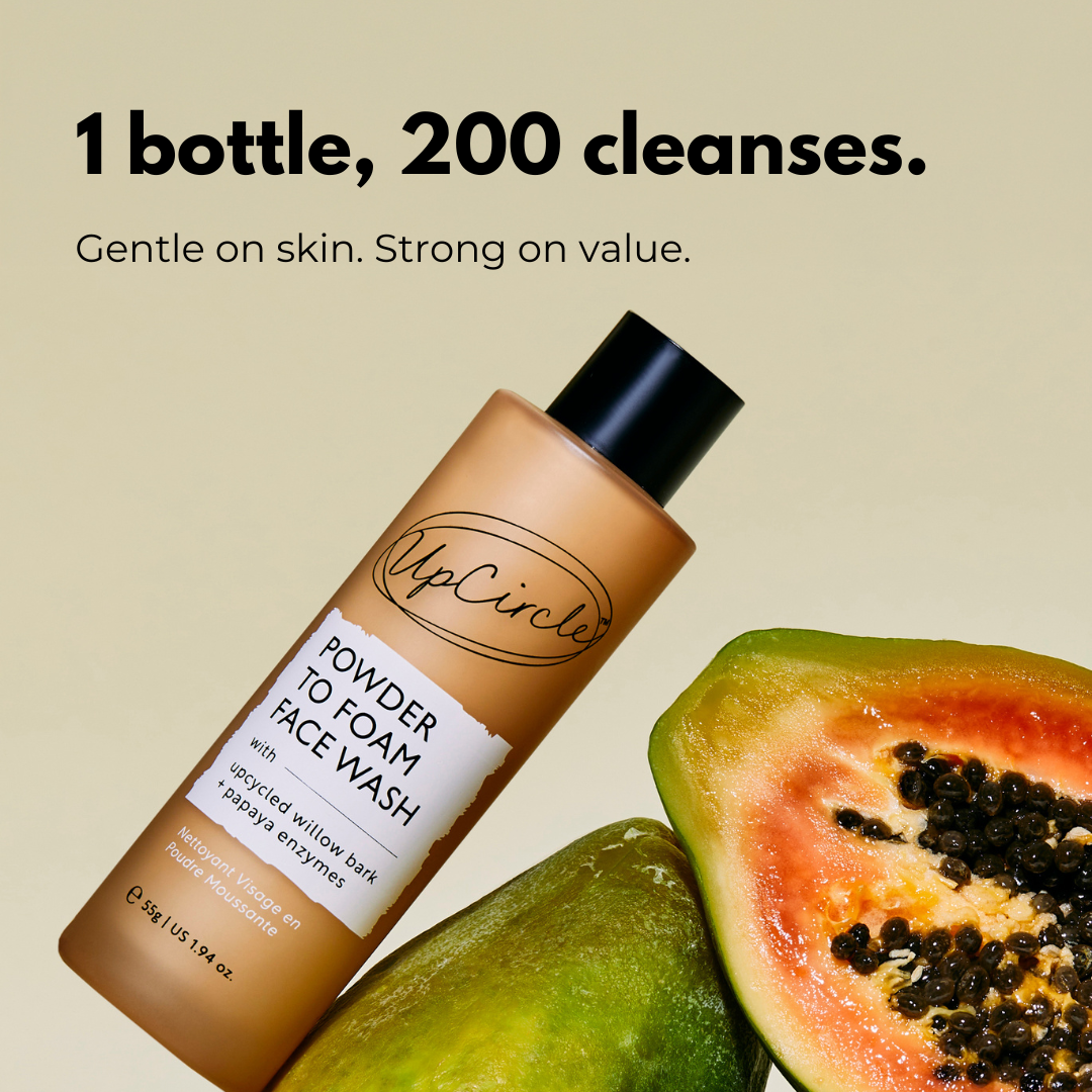 Powder to Foam Face Wash with Willow Bark + Papaya Enzymes DestGlow