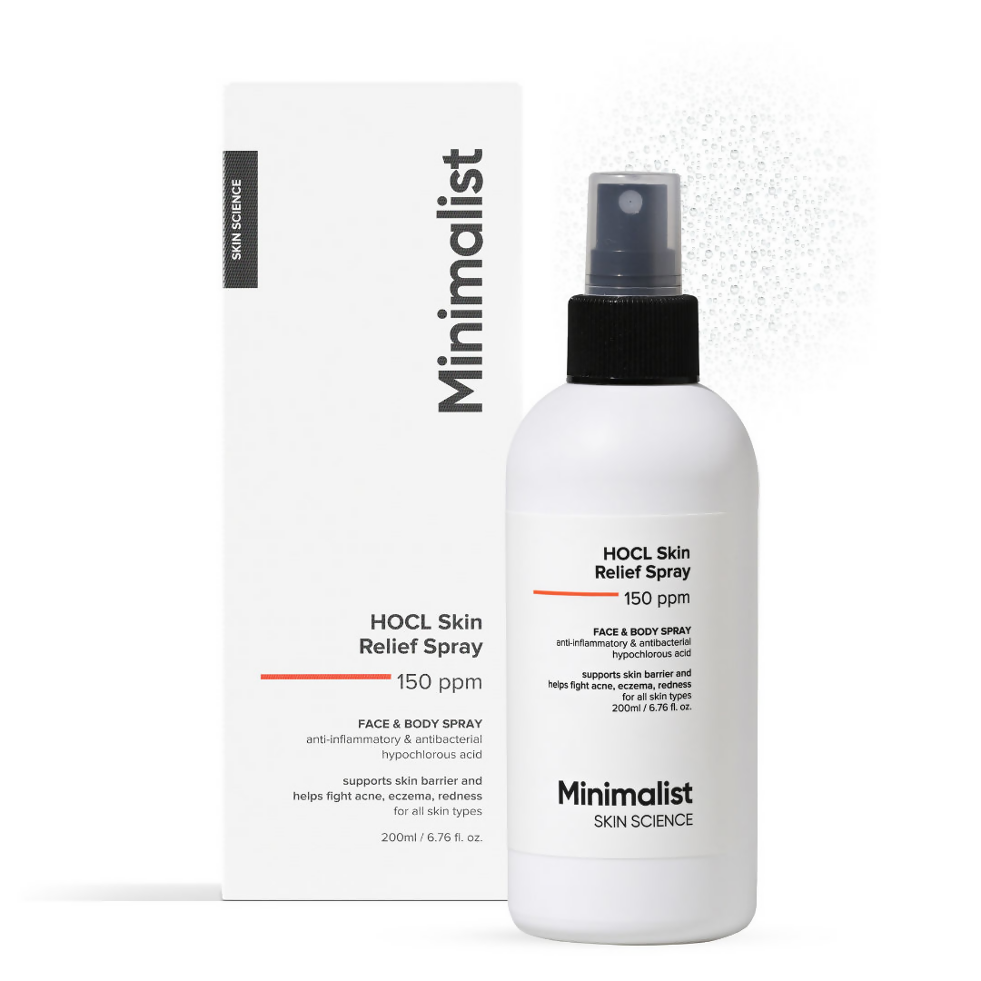 Minimalist HOCL Skin Relief Spray 150 PPM Face & Body Spray by Dista