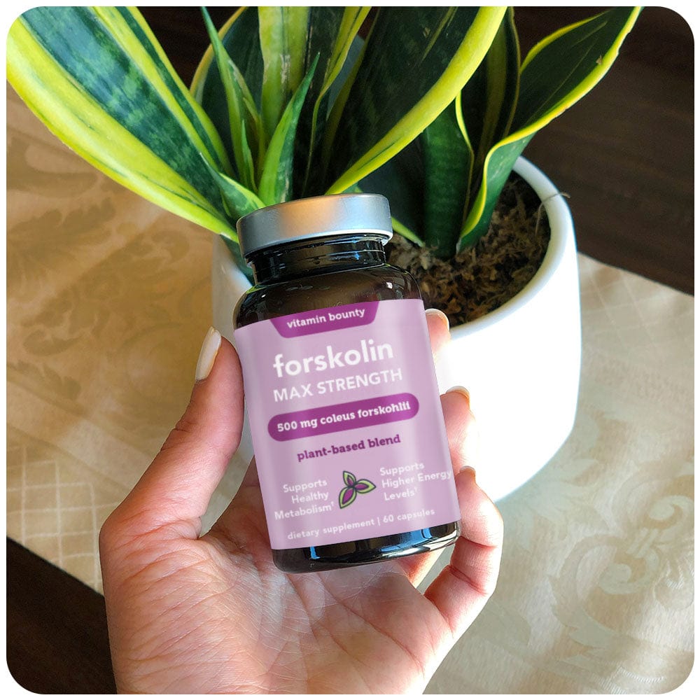 Forskolin Max Strength - Natural Weight Management Supplement for Metabolism & Appetite Support - DestGlow