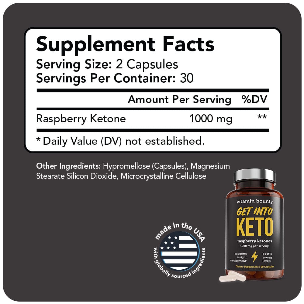 Get Into Keto - Exogenous Ketones Supplement for Fast Ketosis & Energy Boost - DestGlow