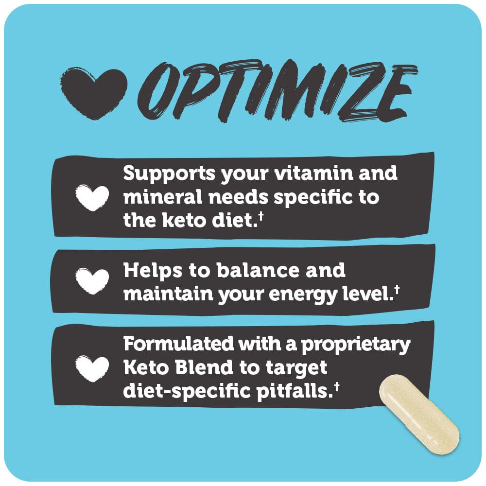 Tune Your Keto Multivitamin - Complete Keto Diet Supplement with Magnesium, Potassium & MCT - DestGlow
