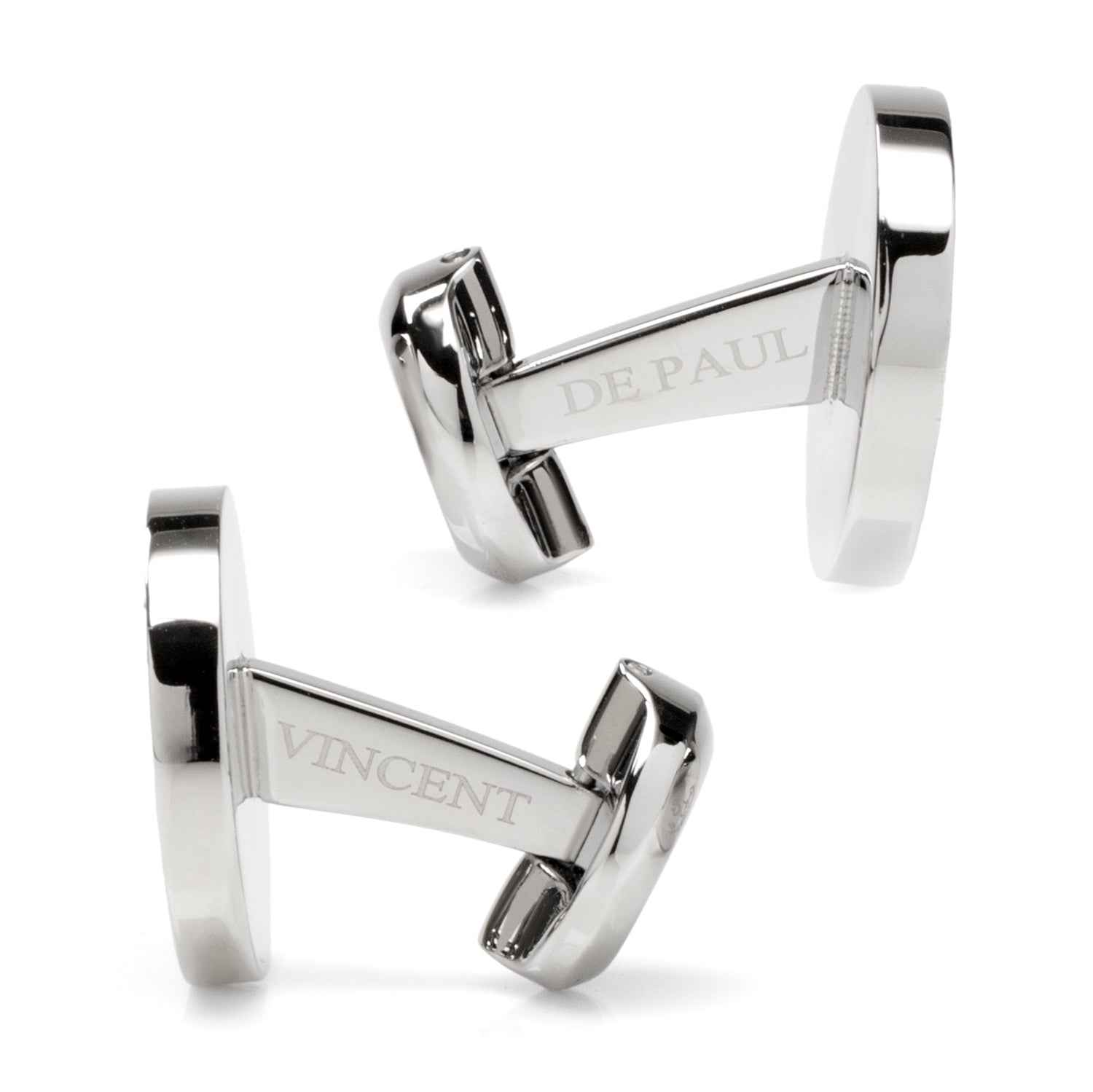 VDP White & Black Pave Crystals Stud Set DestGlow