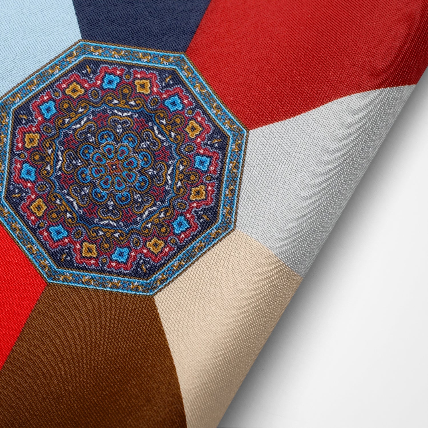 VDP Multi Colored Paisley Pocket Square by Cufflinks.com