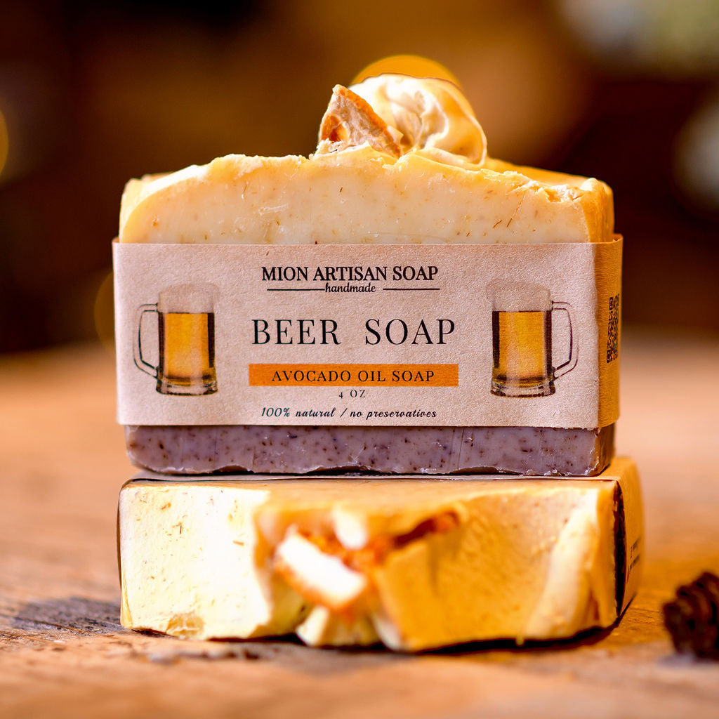 Beer Soap | Avocado Butter Soap by MION Artisan Soap Co.