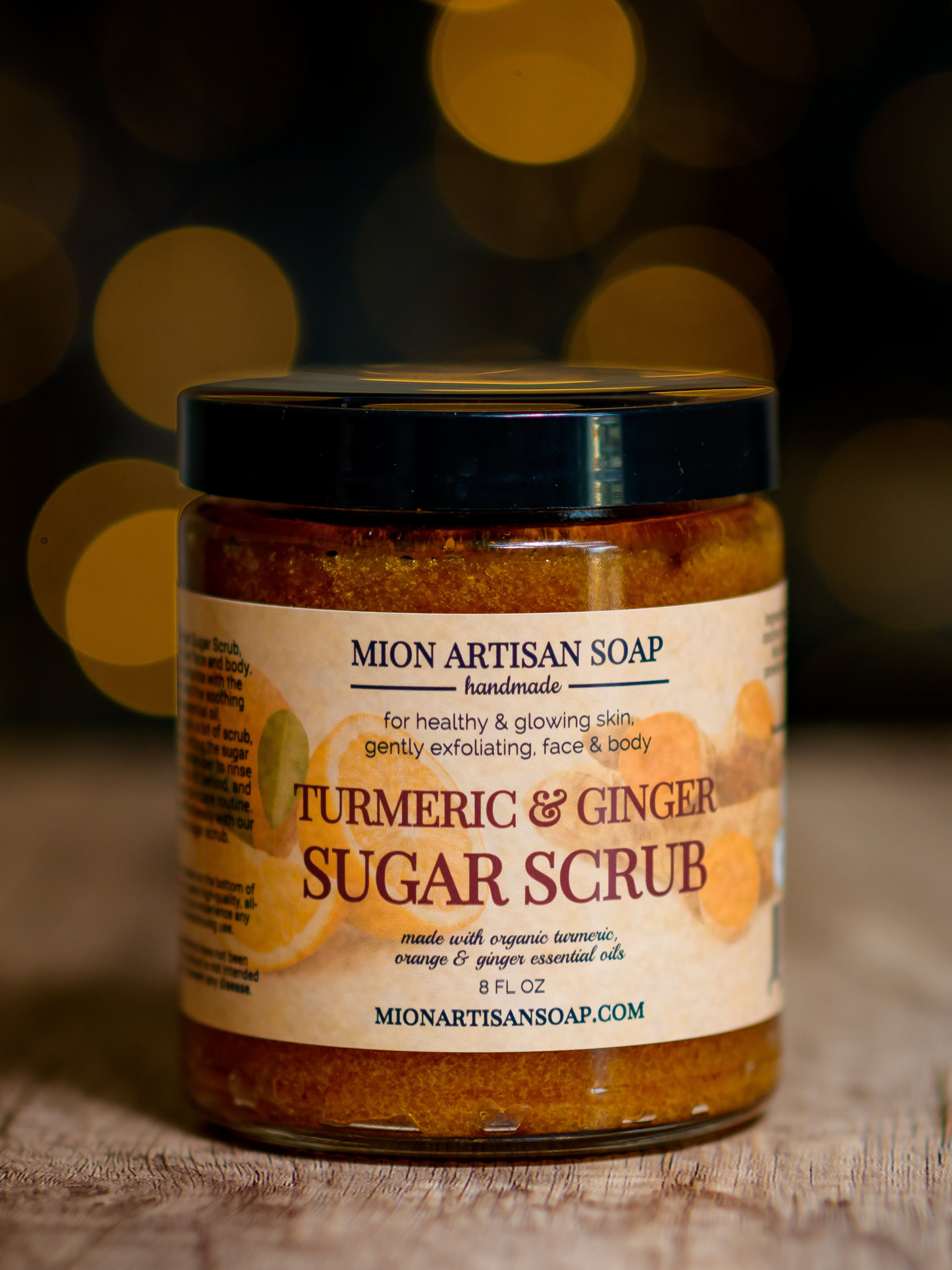 Turmeric & Ginger Sugar Scrub | Gentle by MION Artisan Soap Co.