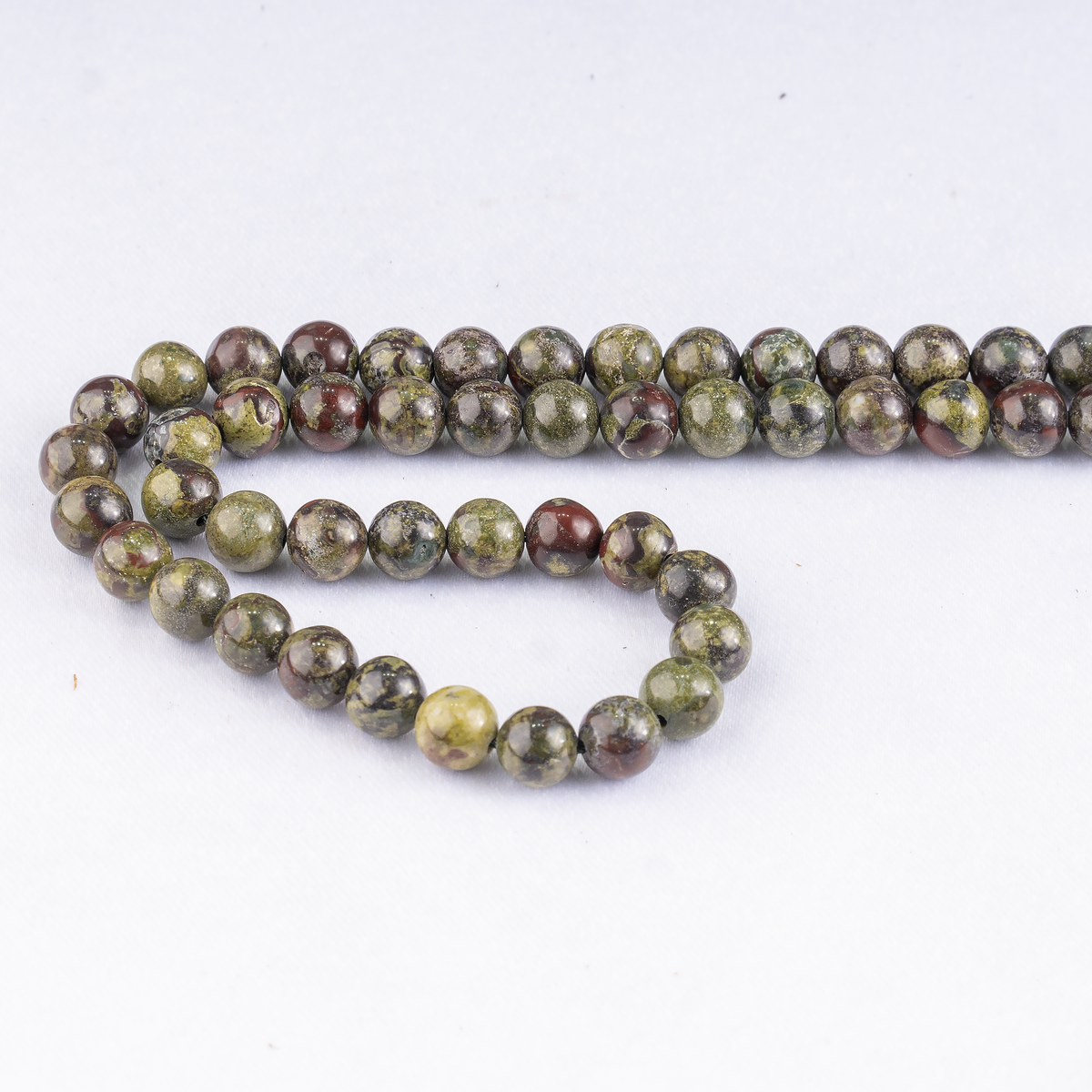African Bloodstone Beads, Natural Round Crystal Beads 4mm to 12mm