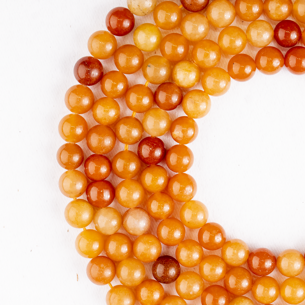 Red Aventurine Beads, Natural Round Crystal Beads 6mm to 10mm DestGlow