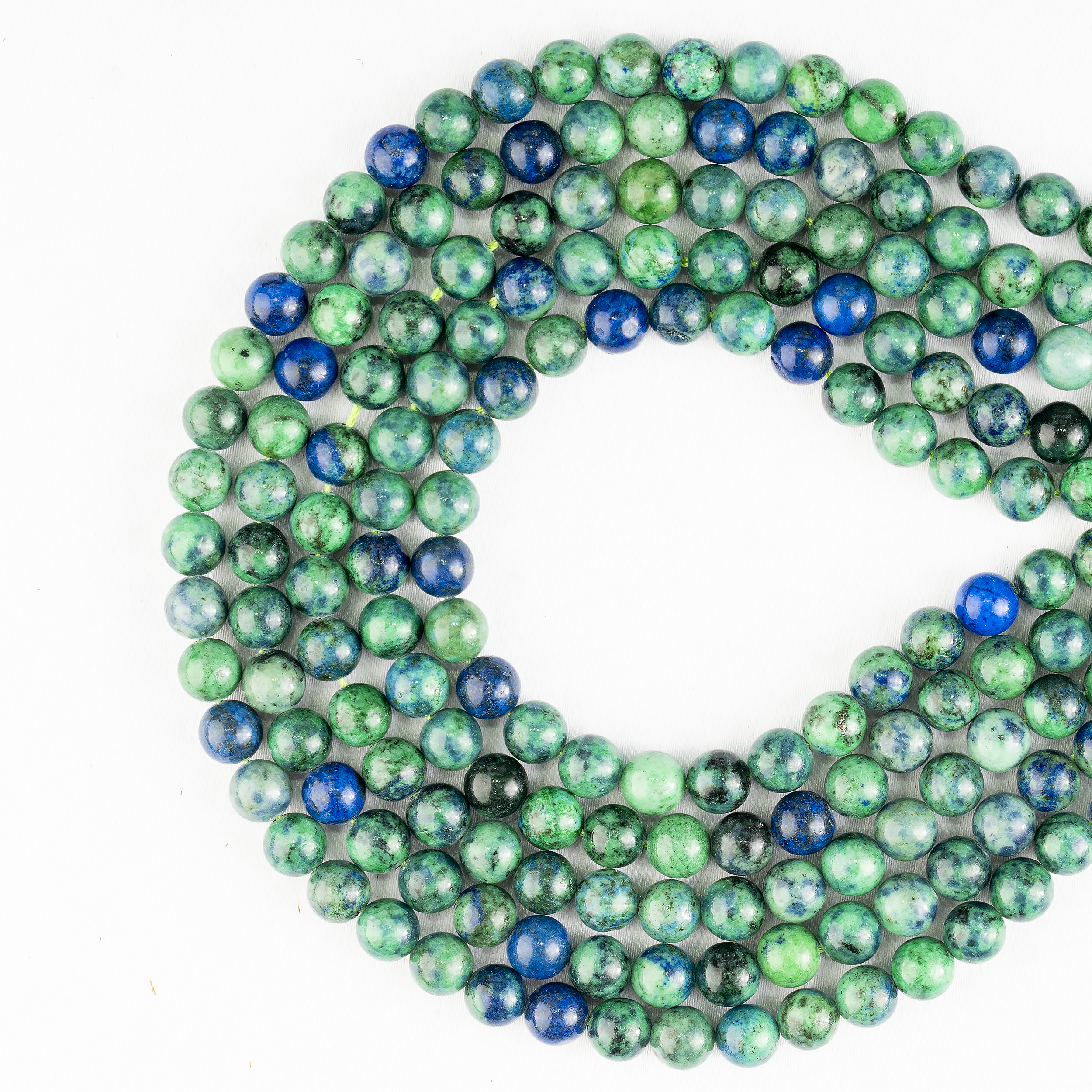 Azurite Malachite Beads, Natural Crystal Round Beads 4mm to 12mm DestGlow