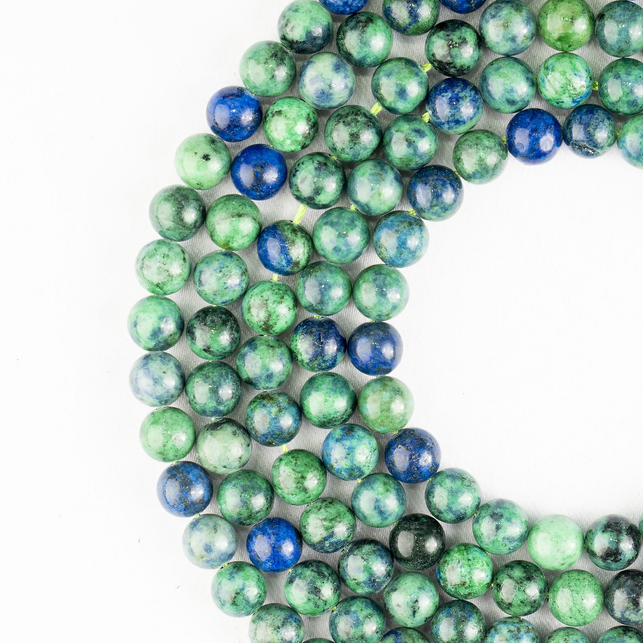 Azurite Malachite Beads, Natural Crystal Round Beads 4mm to 12mm DestGlow