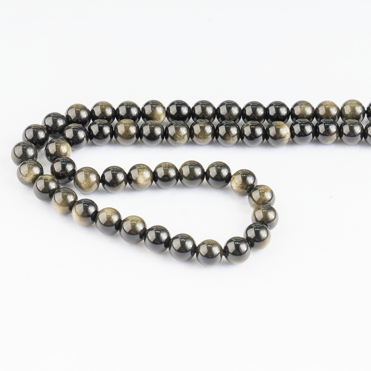 Golden Obsidian Beads, Natural Round Crystal Beads 4mm to 12mm DestGlow