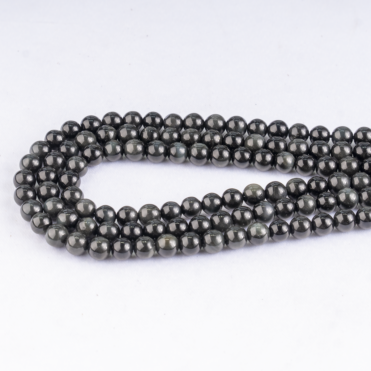 Black Obsidian Beads, Natural Round Crystal Beads 4mm to 14mm DestGlow
