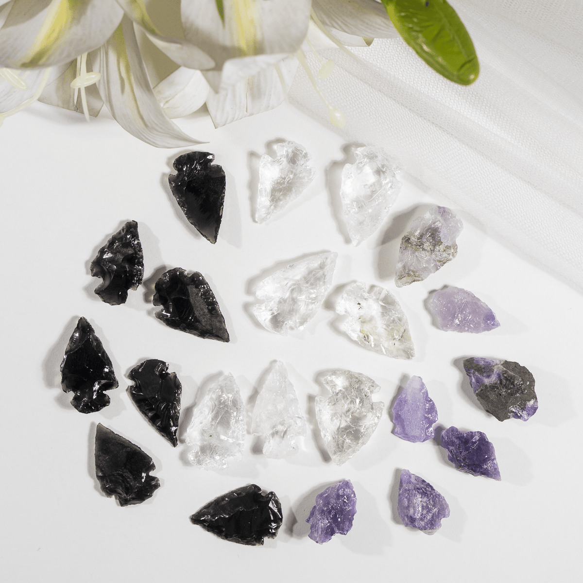 Gemstone Arrowheads for DIY Project Craft Point Jewelry Making DestGlow