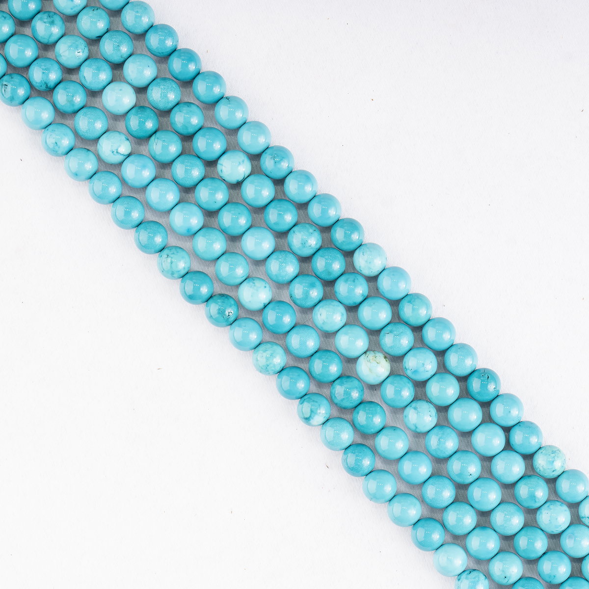 Turquoise Howlite Beads, Natural Round Crystal Beads 4mm to 12mm DestGlow