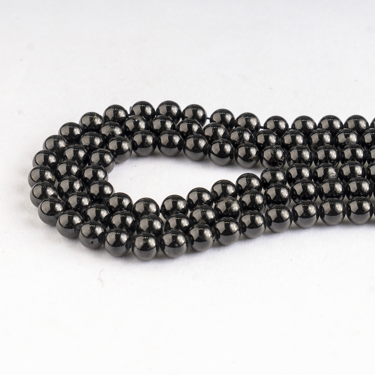 Black Tourmaline Beads, Natural Round Crystal Beads 4mm to 12mm DestGlow