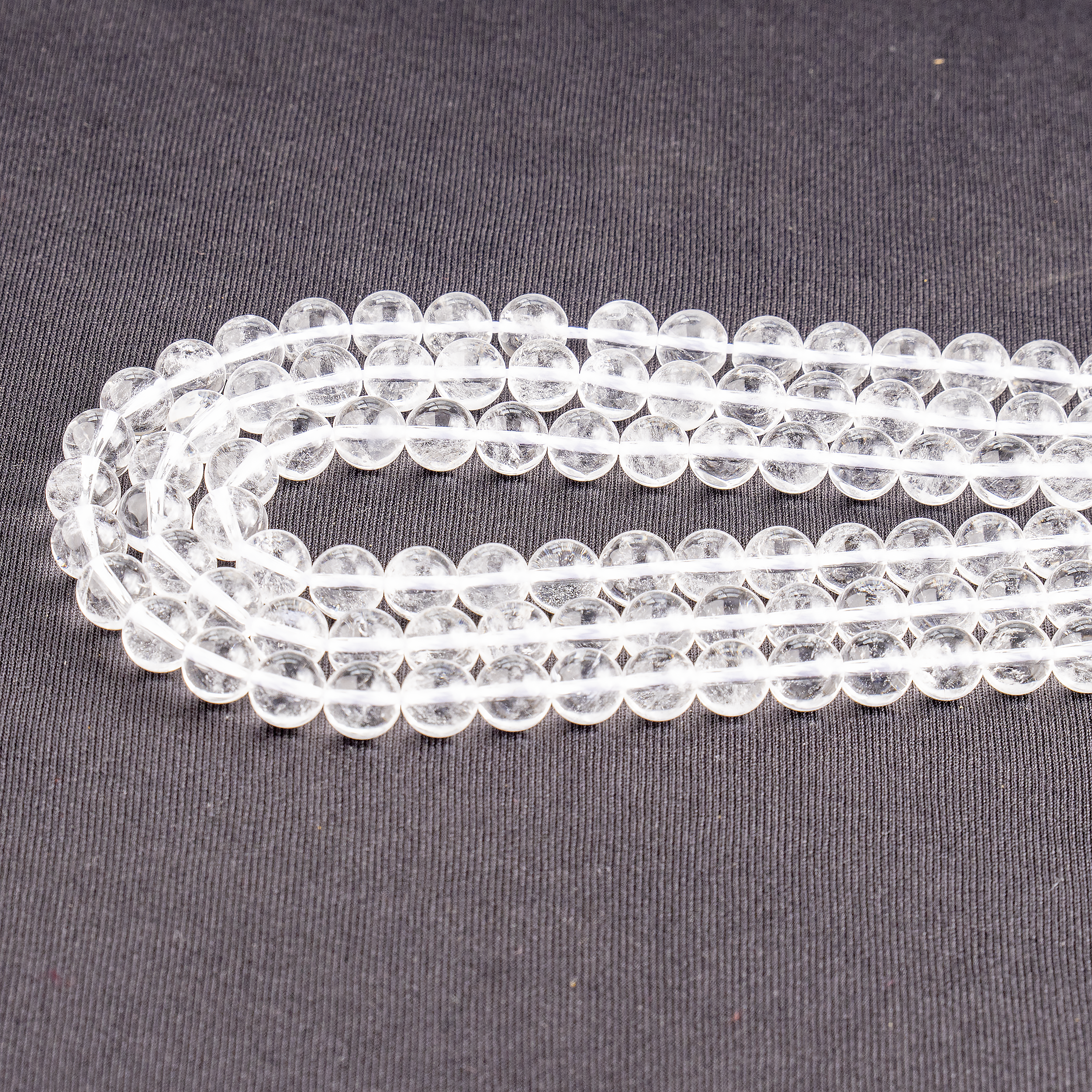 Crystal Quartz Beads, Natural Round Crystal Beads 4mm to 16mm. DestGlow