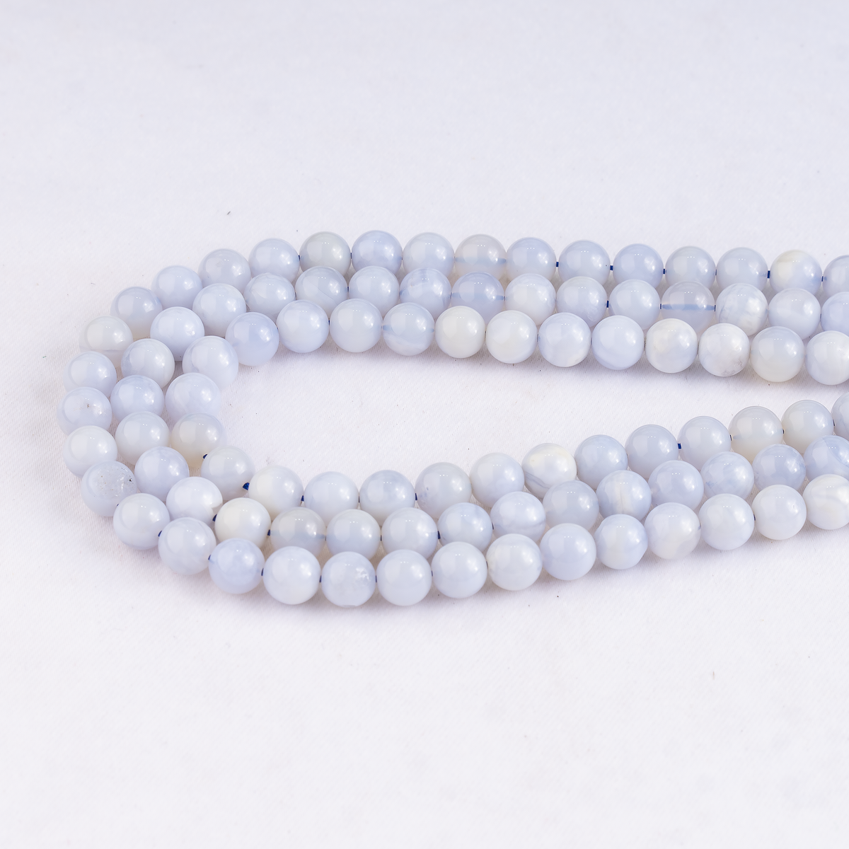 Blue Lace agate Beads, Natural Round Crystal Beads 4mm to 10mm DestGlow