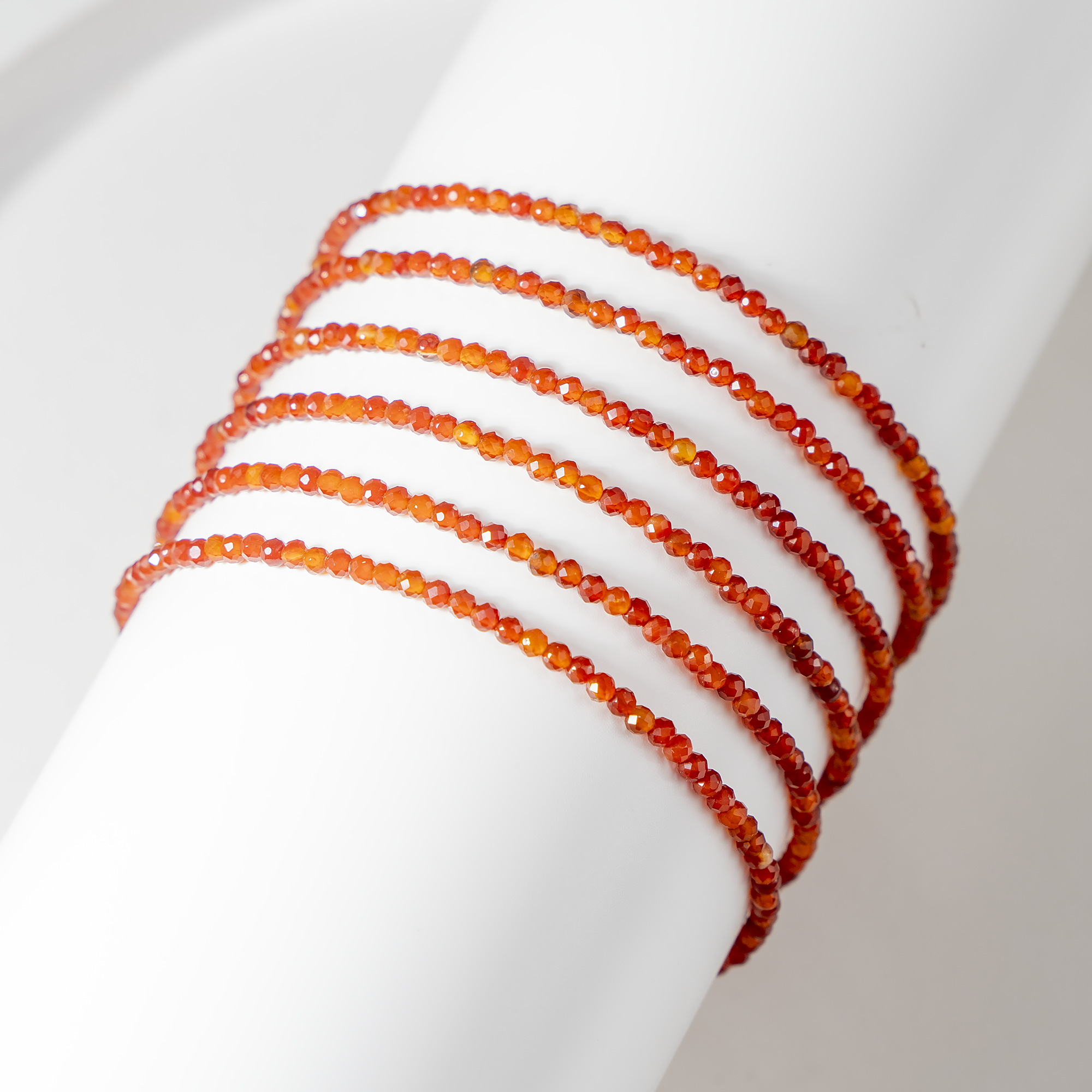 Red Carnelian Crystal anklet for Healing, Protection & Grounding – Natural