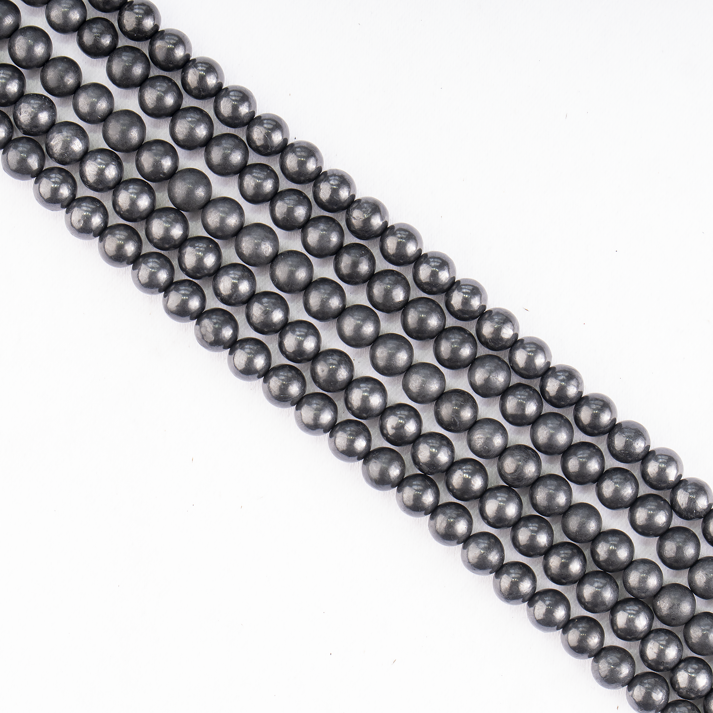 Black Shungite Beads, Natural Round Crystal Beads 6mm to 10mm DestGlow