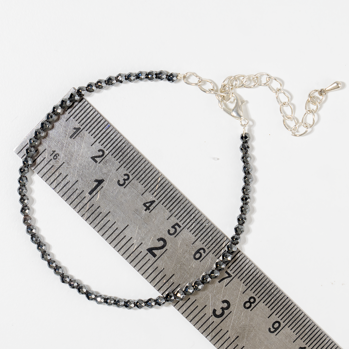 Hematite Crystal anklet for Healing, Protection & Grounding – Natural DestGlow