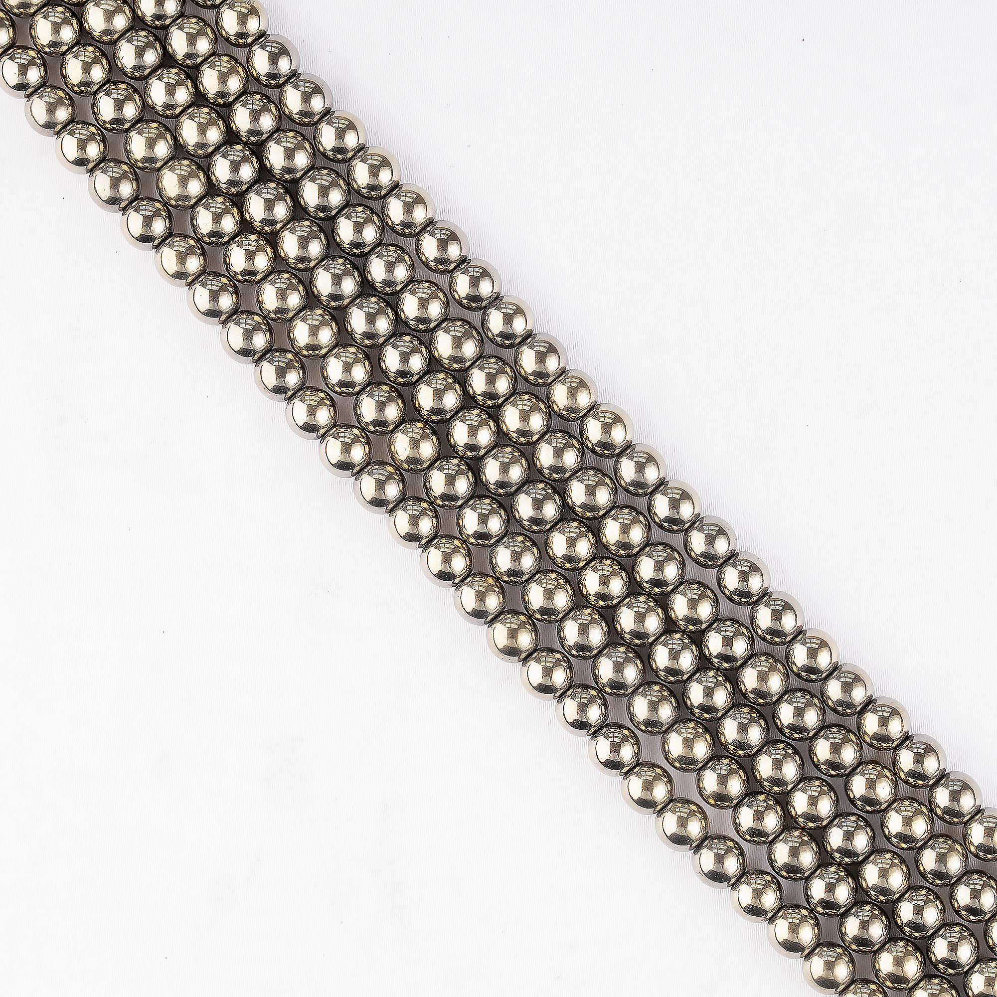 Golden Hematite Beads, Natural Round Crystal Beads 6mm to 10mm