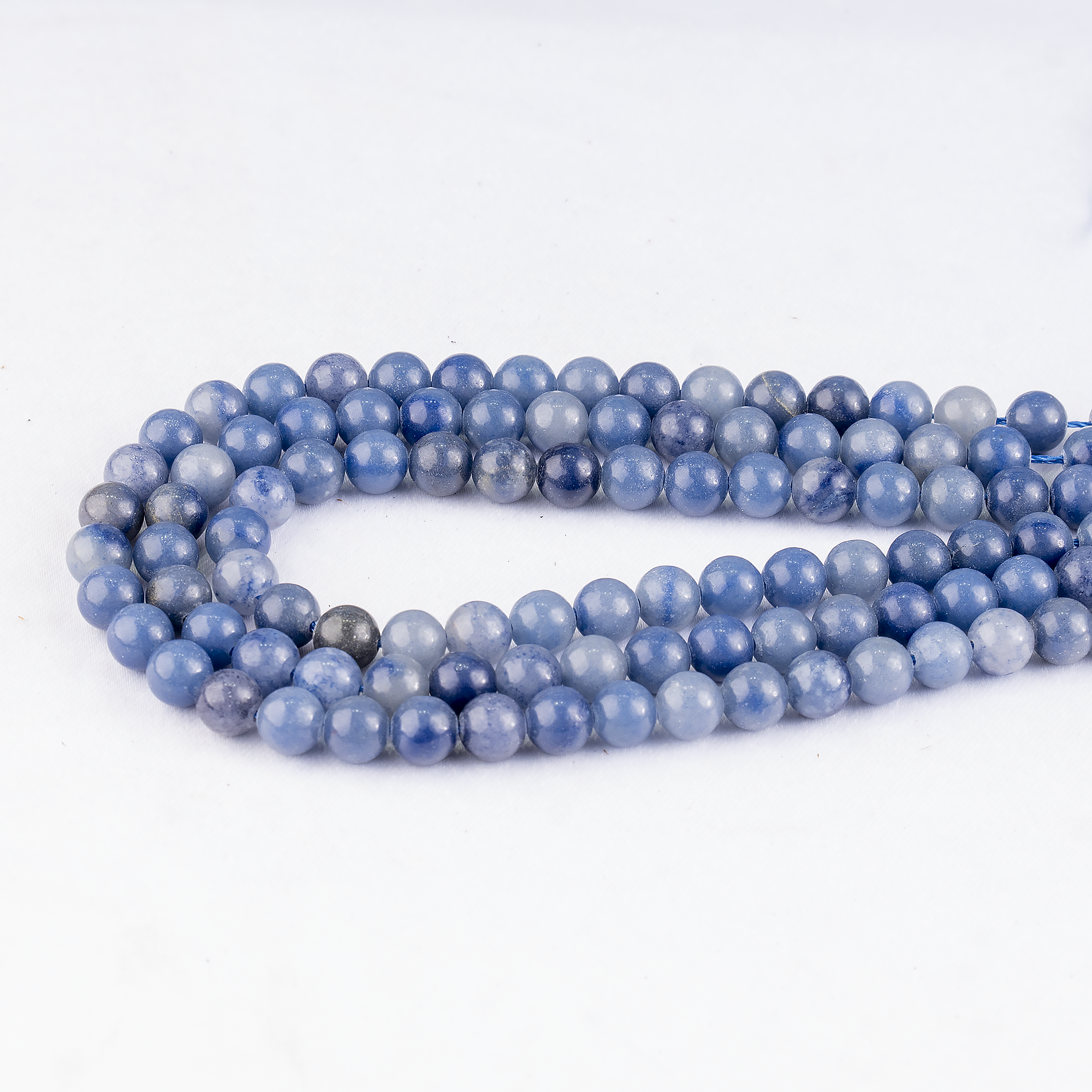 Blue Aventurine Beads, Natural Round Crystal Beads 4mm to 12mm DestGlow