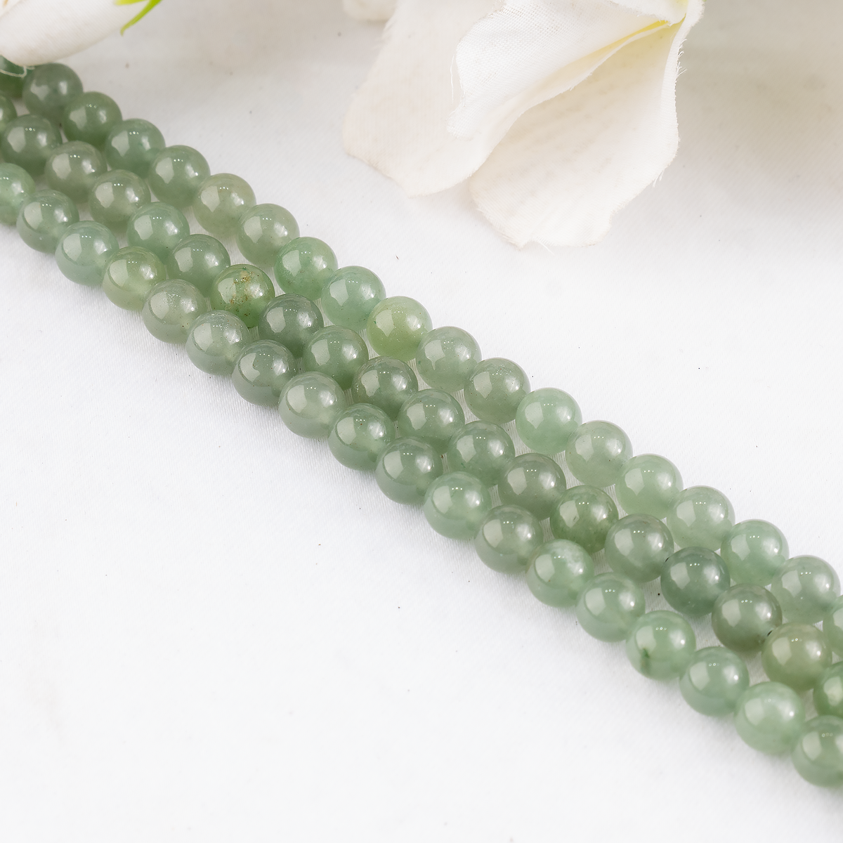 Green Aventurine Beads, Natural Round Crystal Beads 4mm to 12mm DestGlow