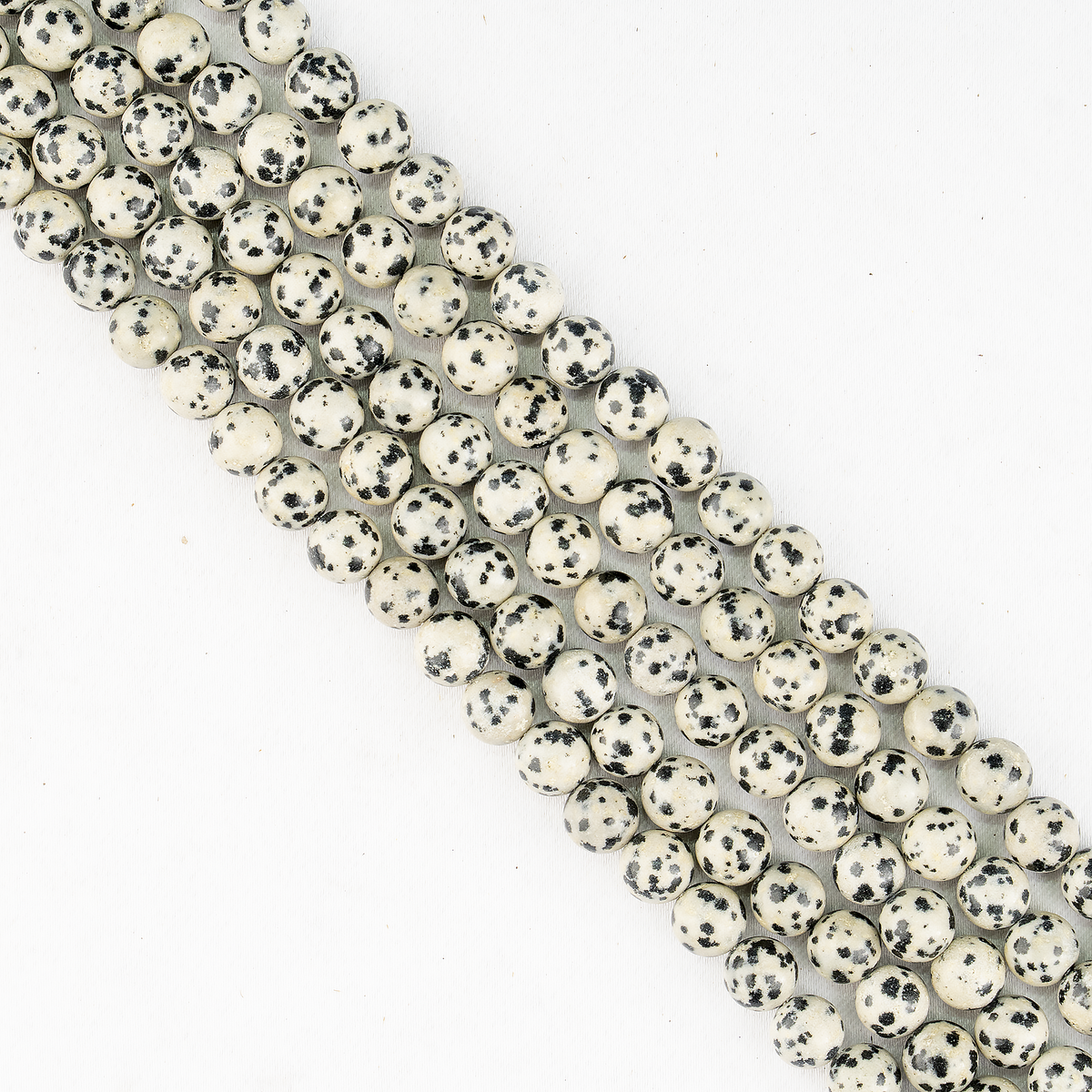 Dalmatian Jasper Beads, Natural Round Crystal Beads 4mm to 12mm DestGlow