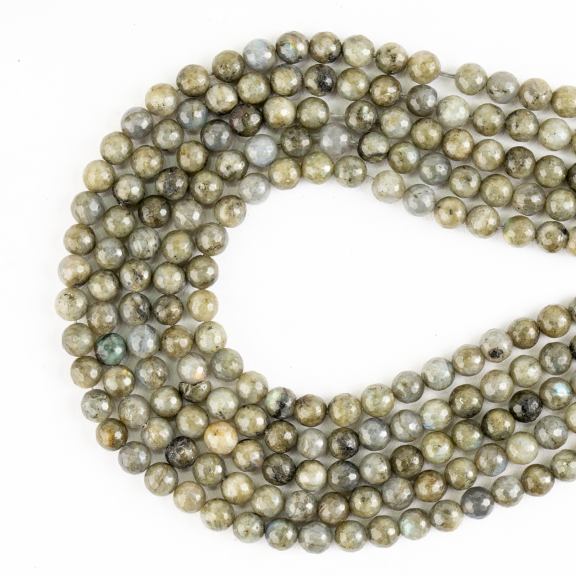 Labradorite Faceted Beads, Crystal Beads for Jewelry. DestGlow