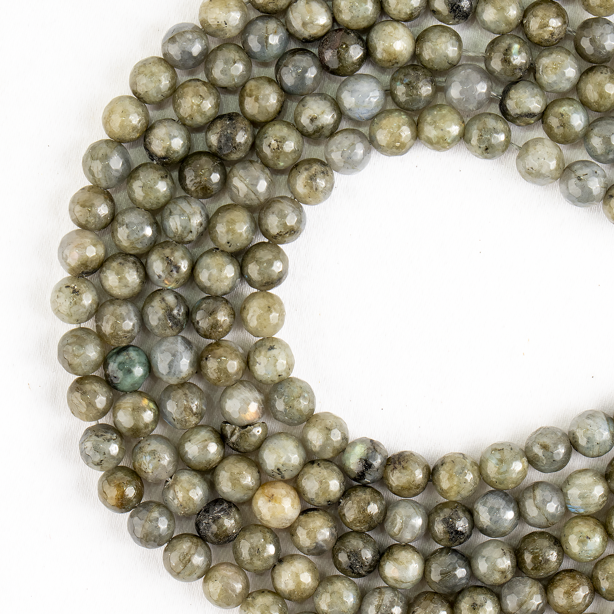 Labradorite Faceted Beads, Crystal Beads for Jewelry. DestGlow