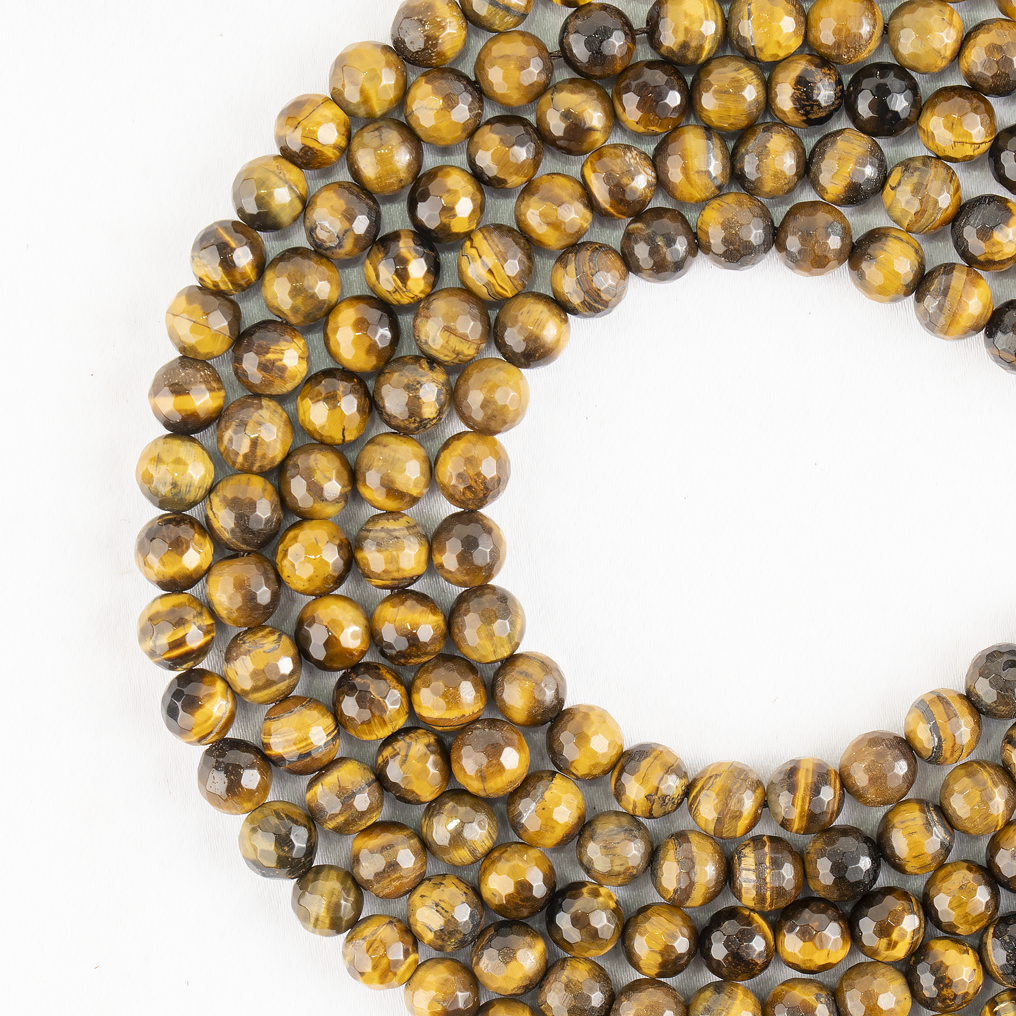 Tiger eye Faceted Beads, Crystal Beads for Jewelry. DestGlow