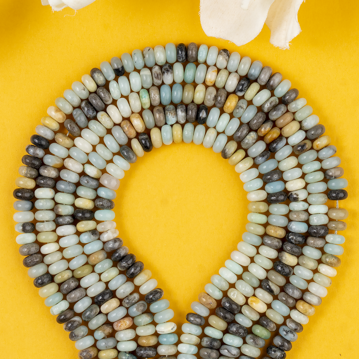 Multi Amazonite Rondelle Beads, Crystal Beads for Jewelry. DestGlow