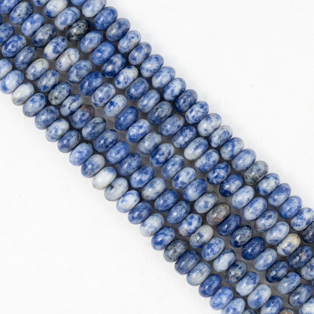 Sodalite Rondelle Beads, Crystal Beads for Jewelry. DestGlow