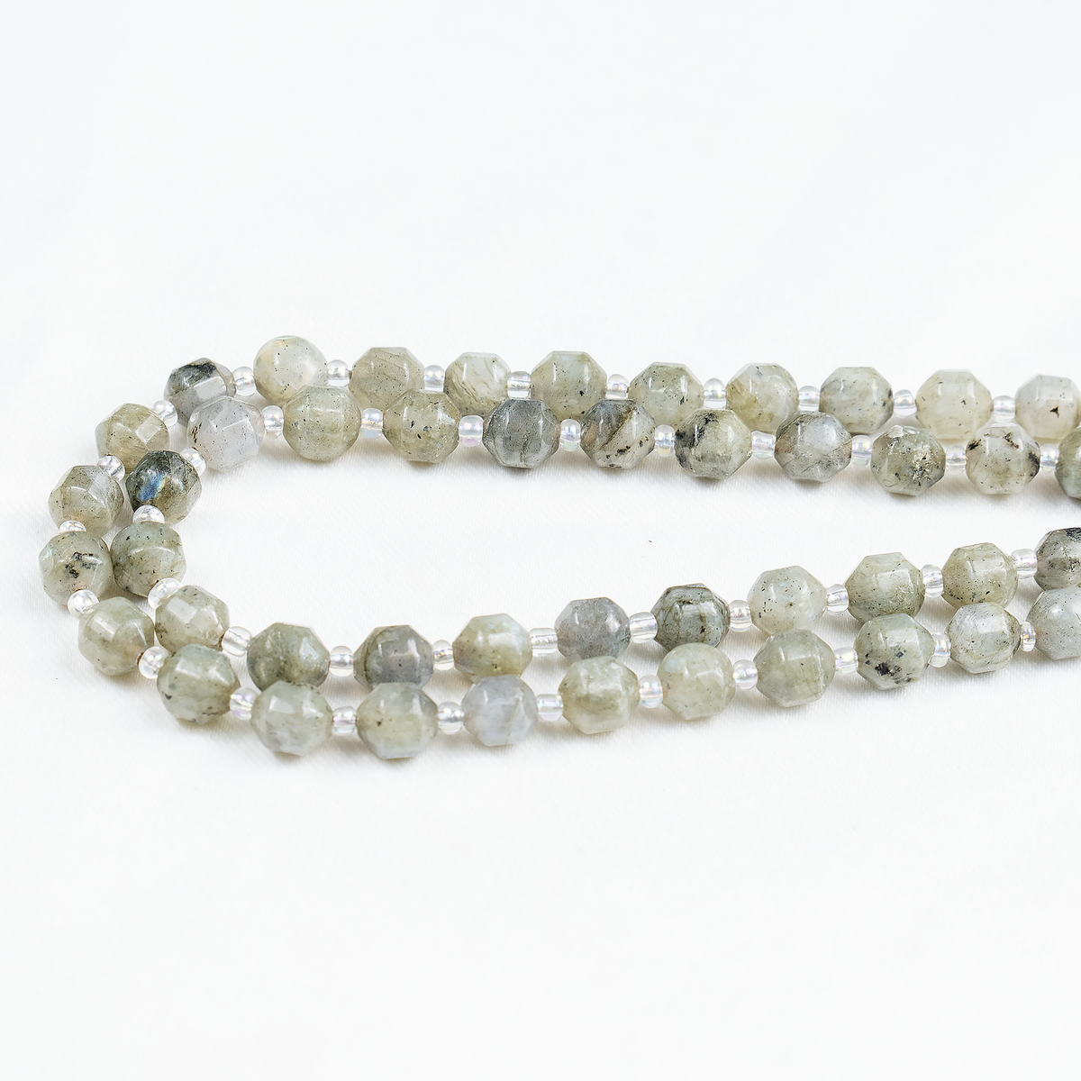 Labradorite Faceted Prism Cut Beads For Jewelry Making DestGlow