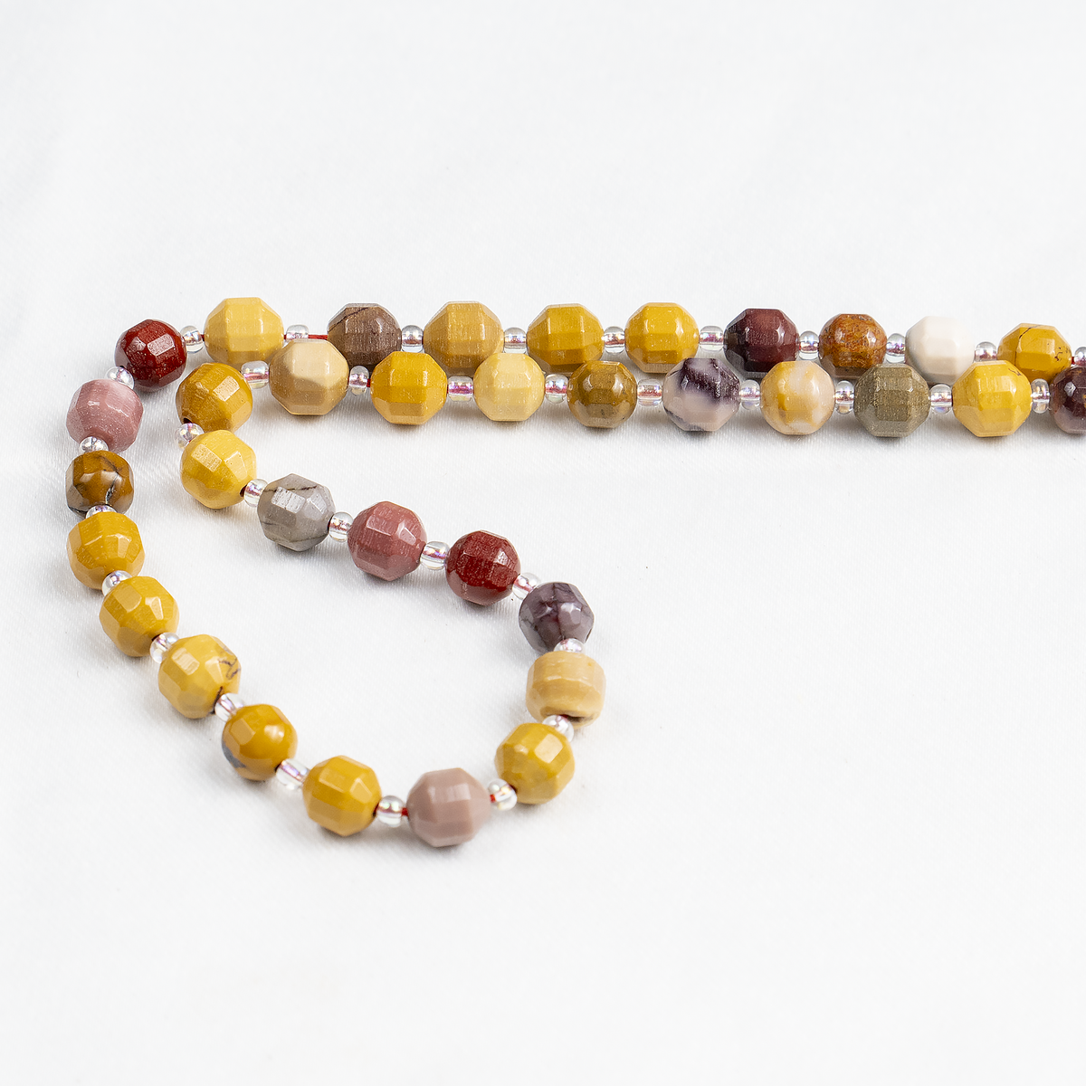Mookaite Faceted Prism Cut Beads For Jewelry Making Designs