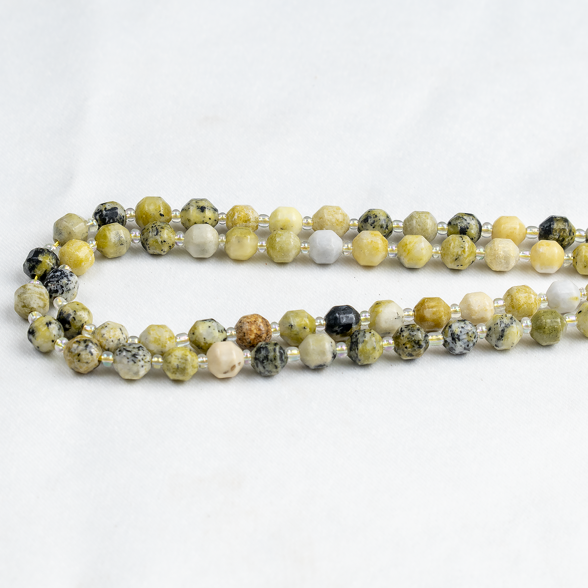 Serpentine Faceted Prism Cut Beads For Jewelry Making
