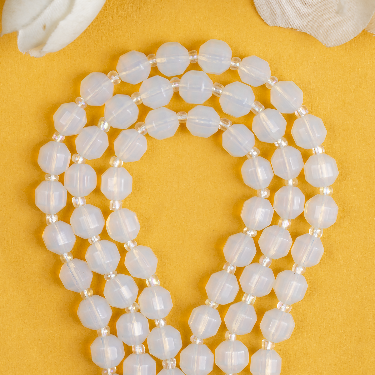 Opal Faceted Prism Cut Beads For Jewelry Making DestGlow