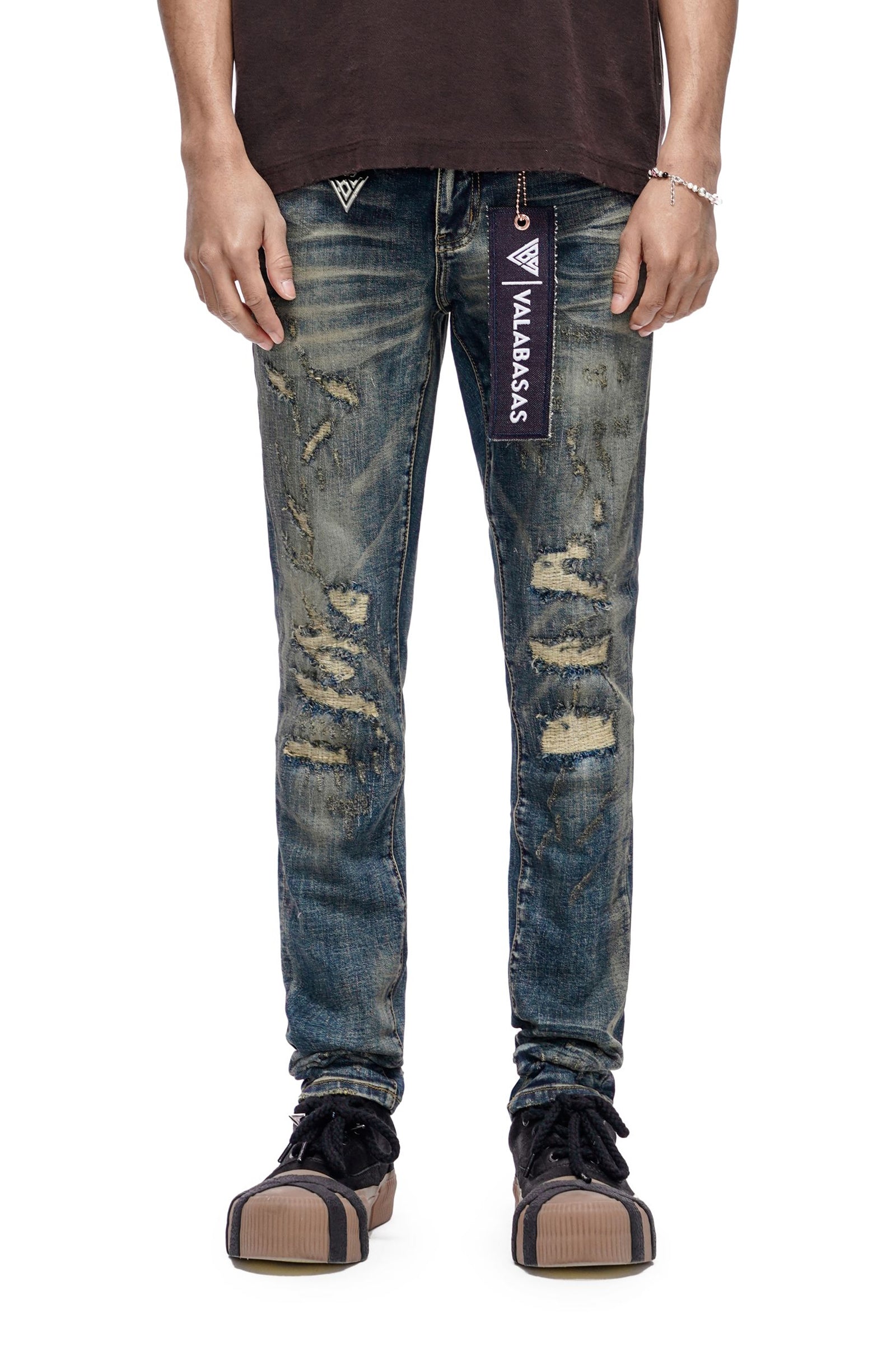 Valabasas Leader Skinny Jean - Dark Blue Vintage by Denim Exchange
