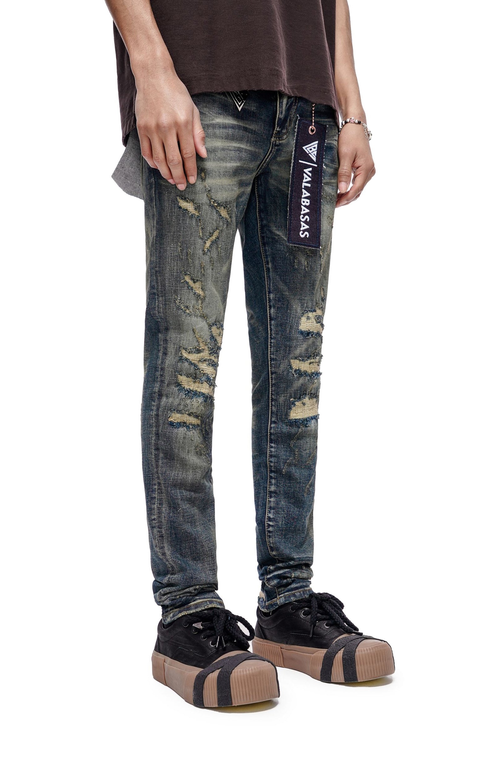Valabasas Leader Skinny Jean - Dark Blue Vintage by Denim Exchange