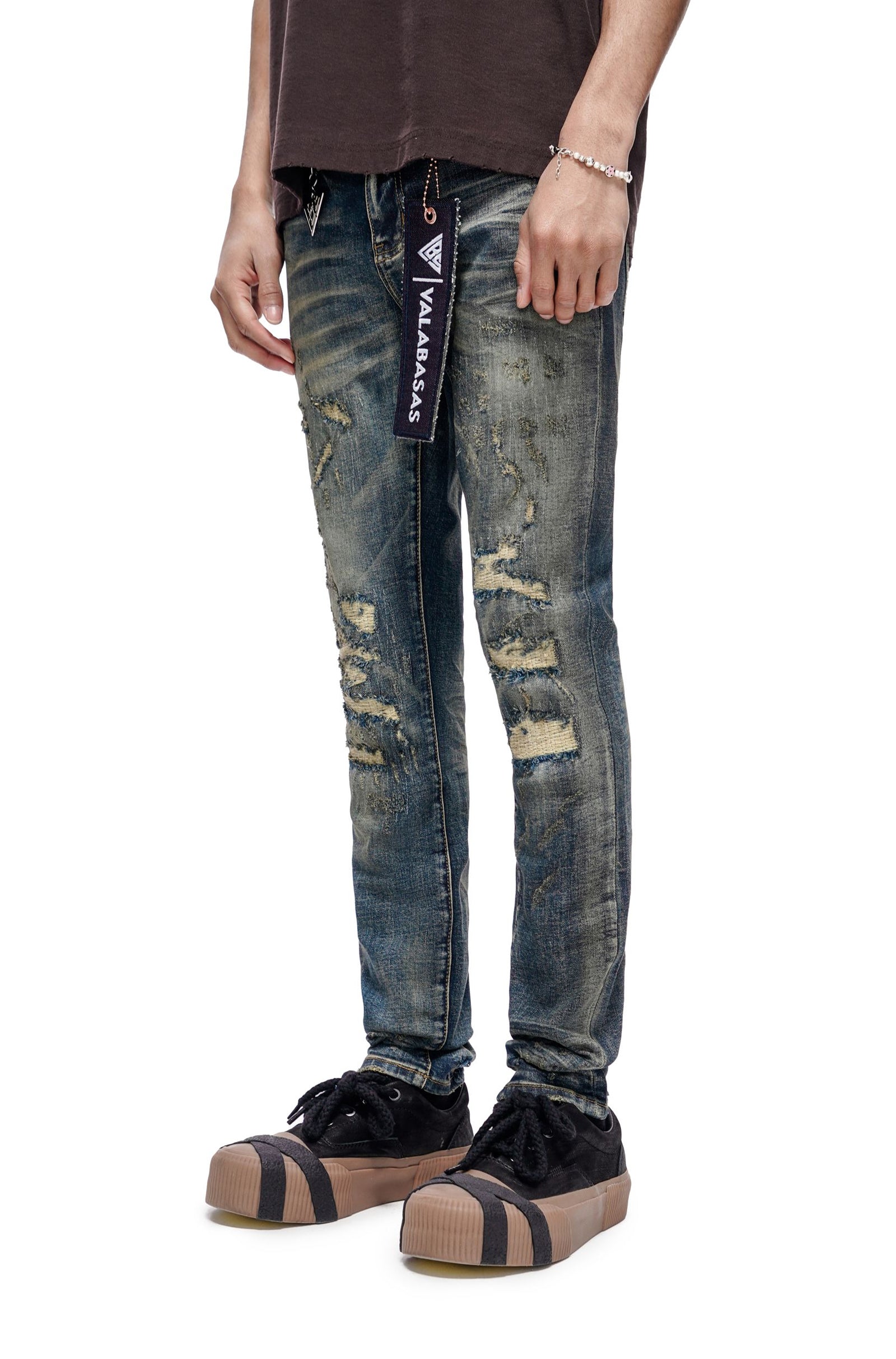 Valabasas Leader Skinny Jean - Dark Blue Vintage by Denim Exchange