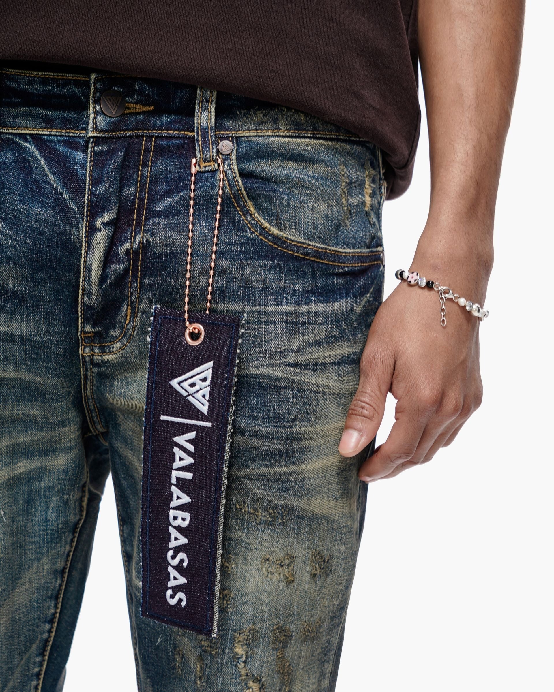 Valabasas Leader Skinny Jean - Dark Blue Vintage by Denim Exchange
