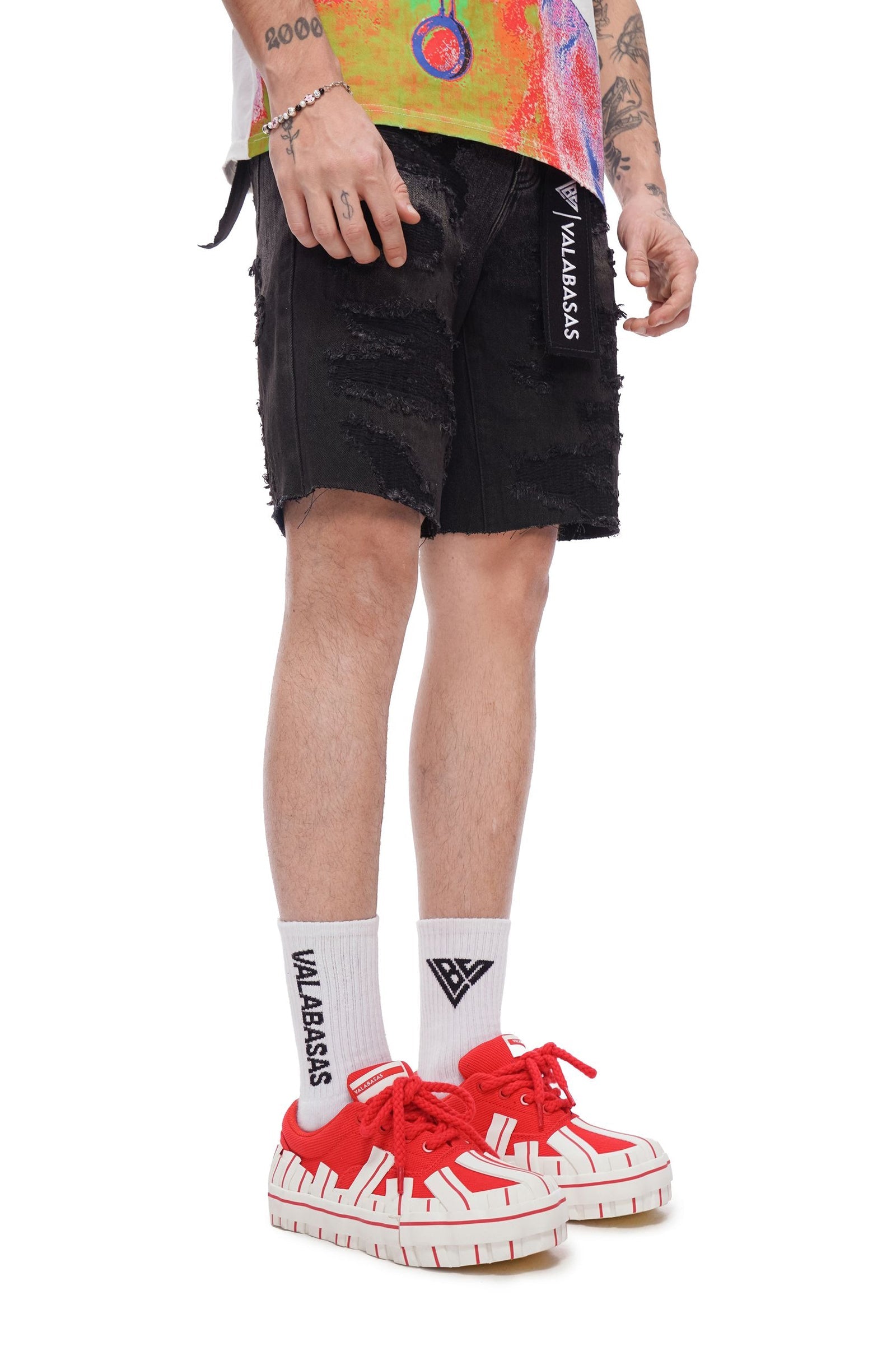 Valabasas Incise Jorts - Grey Wash by Denim Exchange