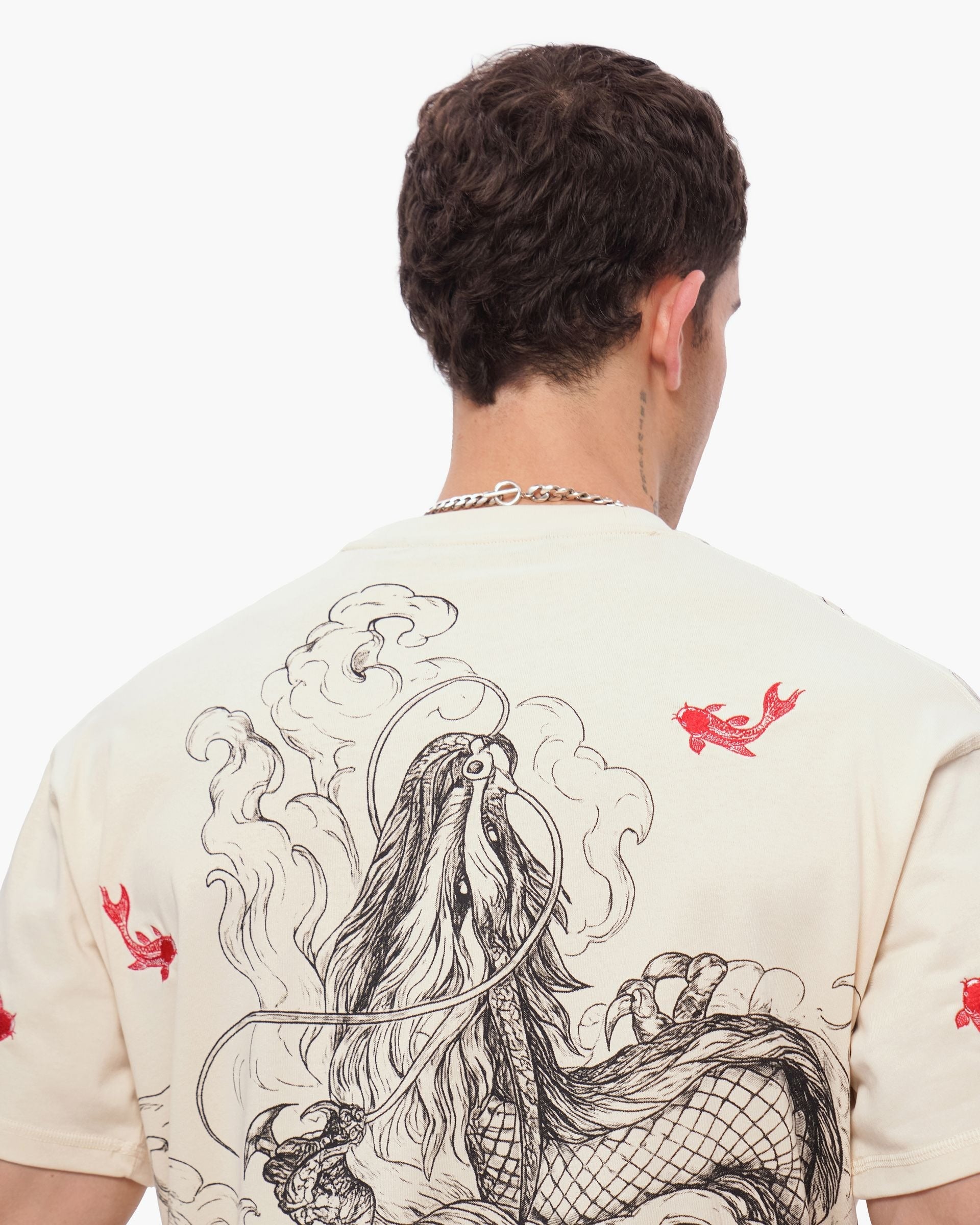 Valabasas Mythic Flow Tee - Beige by Denim Exchange