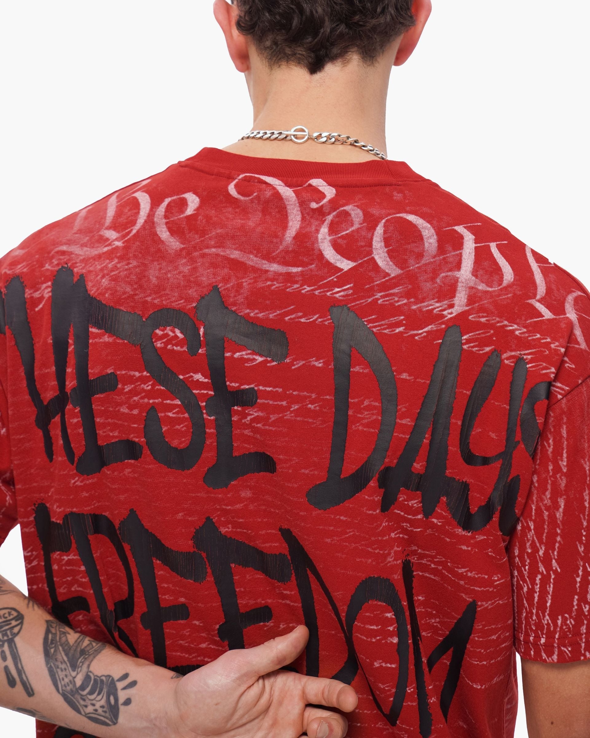 Valabasas Freedom Tee - Rustic Red by Denim Exchange