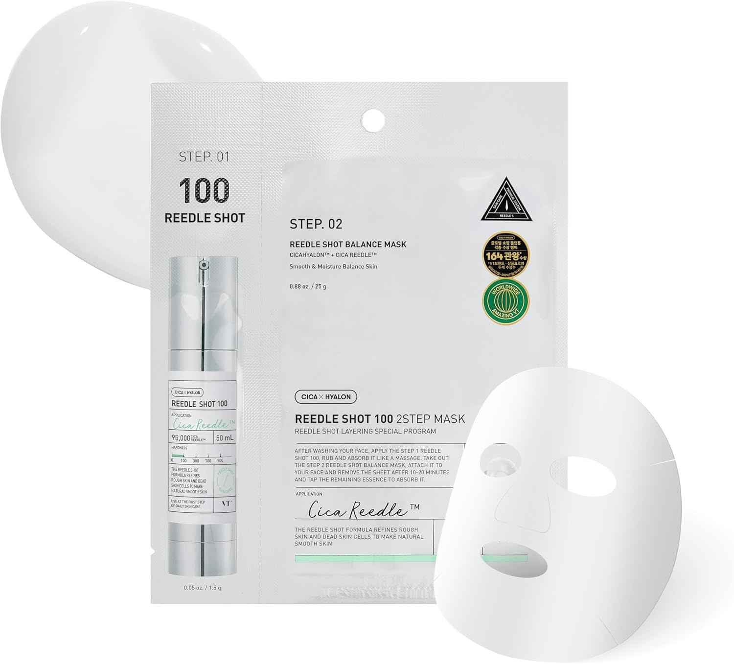 VT Reedle Shot 100 2-Step Mask by AsiaBeautyMall