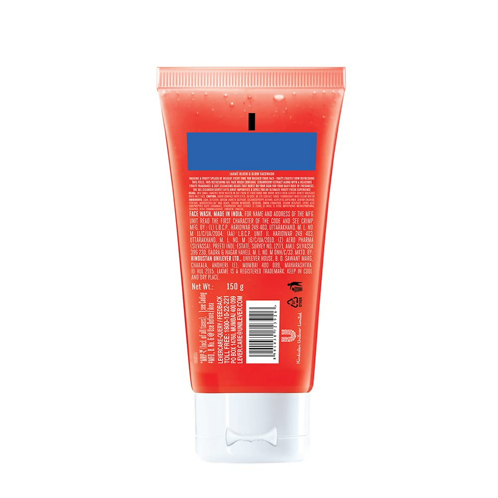 Lakme Blush & Glow Strawberry Freshness Gel Face Wash