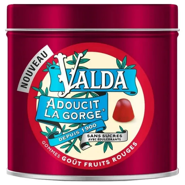 Valda Pastilles Red Fruits Taste Sugar Free Gums 140g by Pasteur Pharmacy