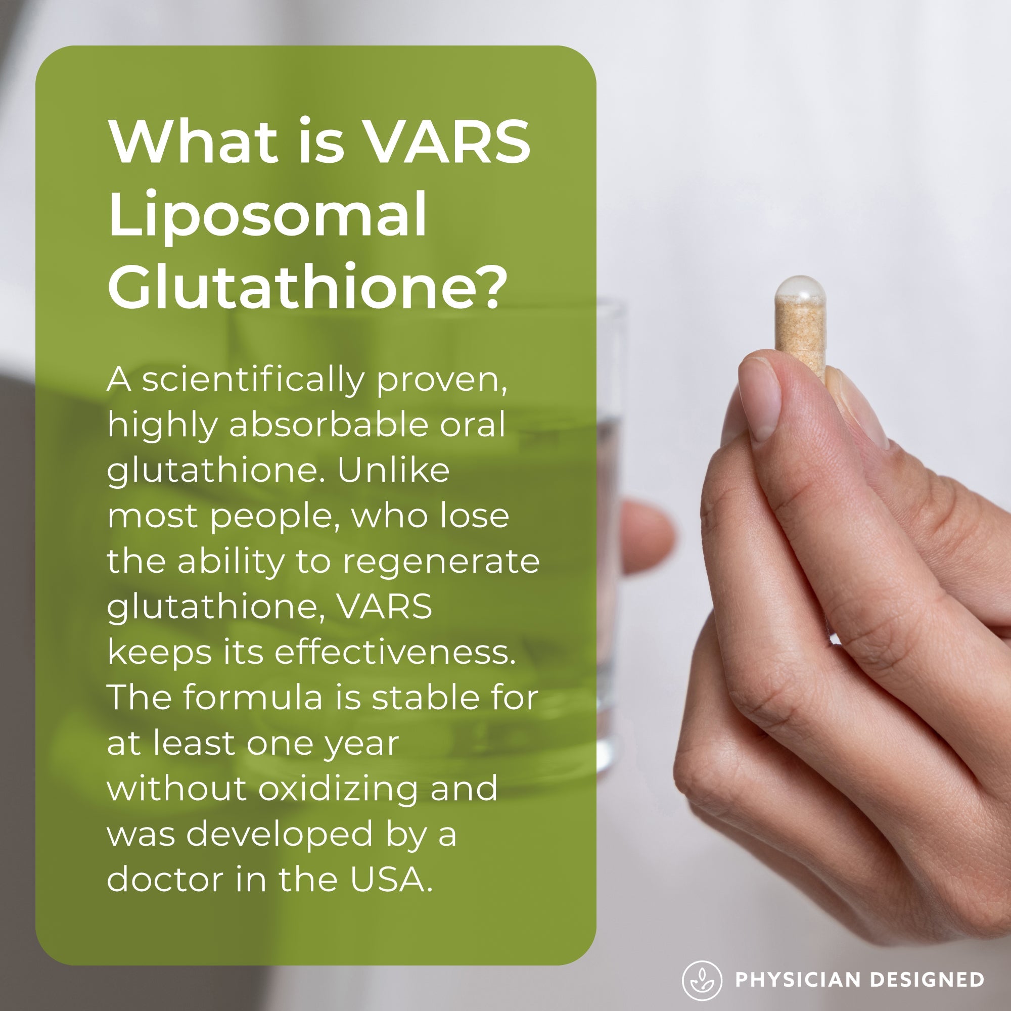 VARS Glutathione Capsules DestGlow